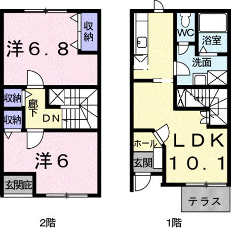 モアステージⅡの物件間取画像